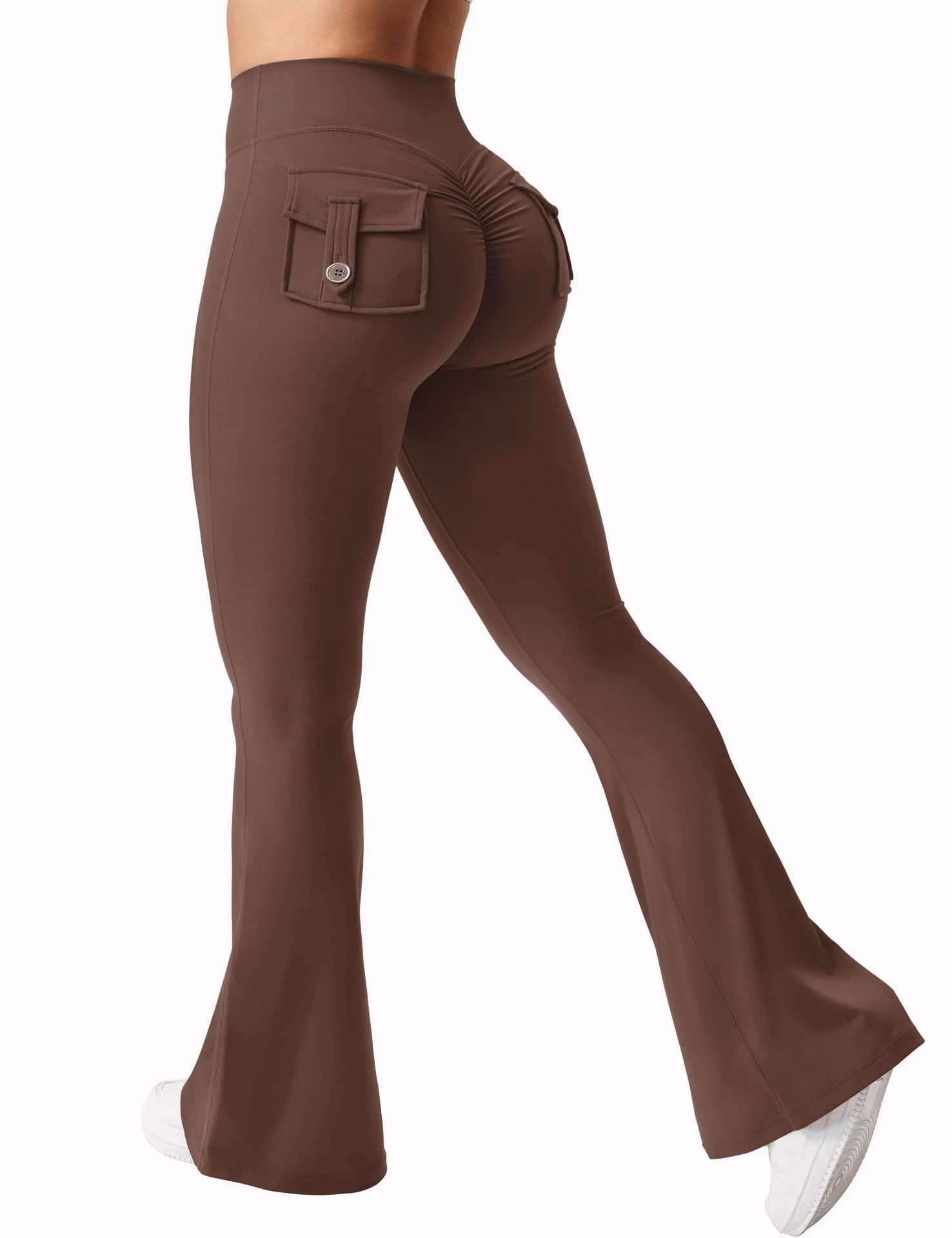 Wide-Leg High Stretch Yoga Pants